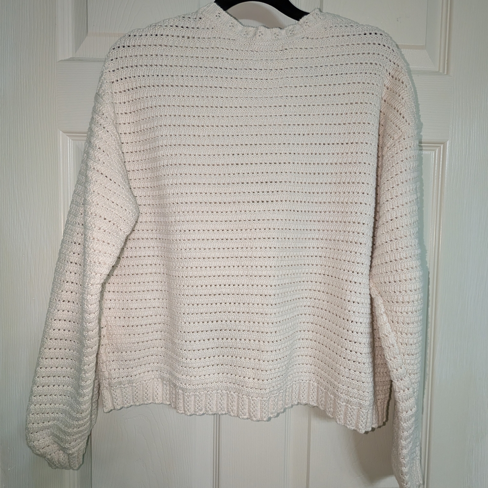 Nautica Cream Knit Sweater
